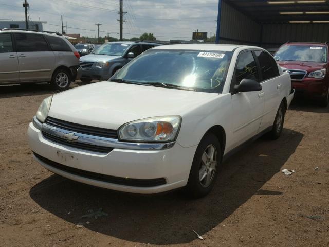 1G1ZT54825F205652 - 2005 CHEVROLET MALIBU LS WHITE photo 2