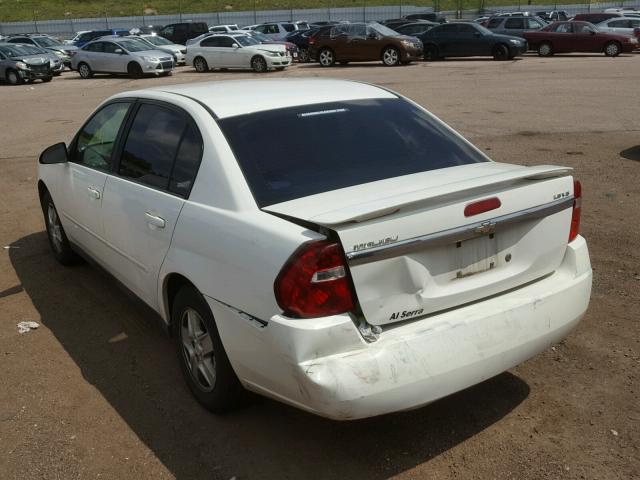 1G1ZT54825F205652 - 2005 CHEVROLET MALIBU LS WHITE photo 3