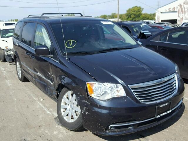 2C4RC1BG2ER332582 - 2014 CHRYSLER TOWN & COU BLUE photo 1