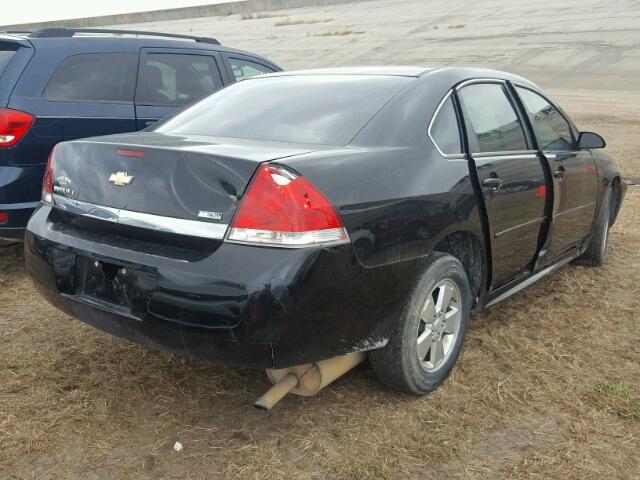 2G1WG5EK7B1252731 - 2011 CHEVROLET IMPALA BLACK photo 4
