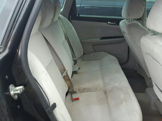 2G1WG5EK7B1252731 - 2011 CHEVROLET IMPALA BLACK photo 6
