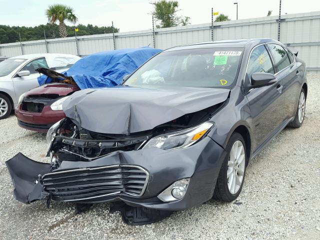 4T1BK1EB2FU156301 - 2015 TOYOTA AVALON XLE GRAY photo 2