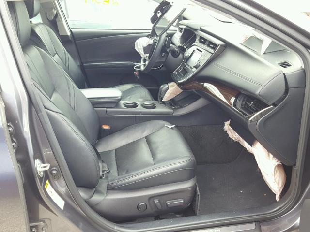 4T1BK1EB2FU156301 - 2015 TOYOTA AVALON XLE GRAY photo 5