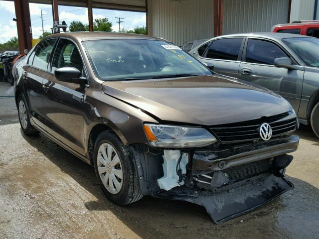 3VW2K7AJ7DM402293 - 2013 VOLKSWAGEN JETTA BASE Շագանակագույն լուսանկար 1