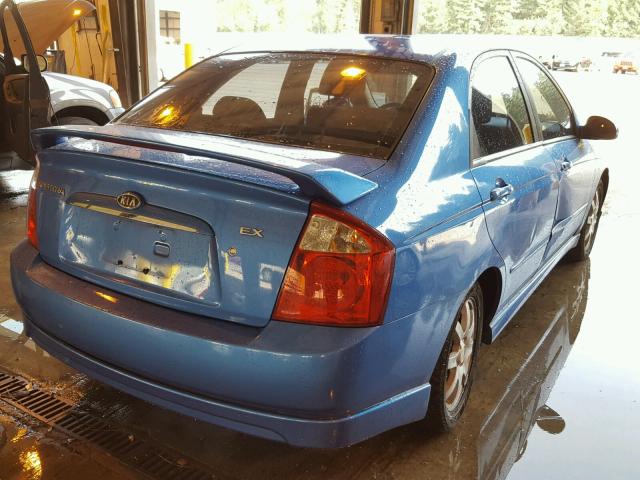 KNAFE121365347094 - 2006 KIA NEW SPECTR BLUE photo 4