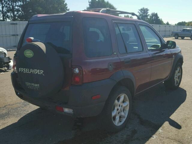 SALNY22272A364074 - 2002 LAND ROVER FREELANDER RED photo 4