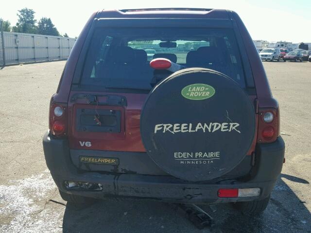 SALNY22272A364074 - 2002 LAND ROVER FREELANDER RED photo 9