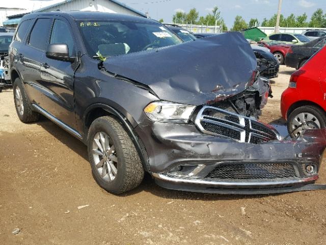 1C4RDJAG6HC622108 - 2017 DODGE DURANGO SX GRAY photo 1