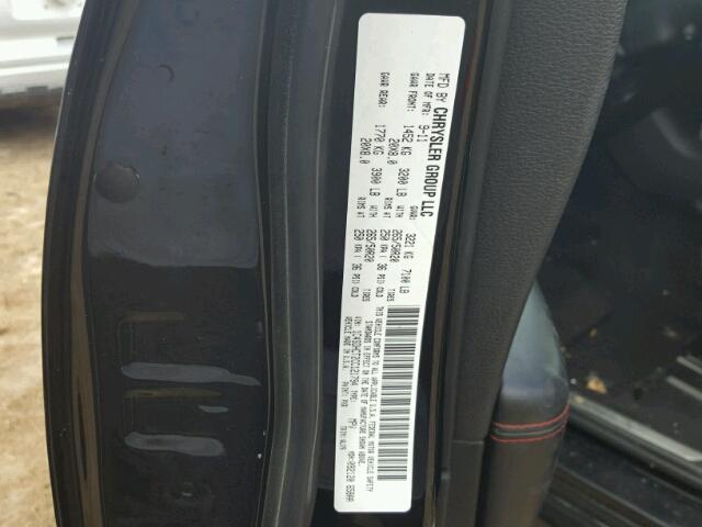 1C4SDHCT2CC121794 - 2012 DODGE DURANGO BLACK photo 10