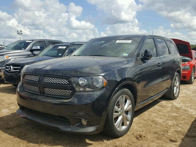 1C4SDHCT2CC121794 - 2012 DODGE DURANGO BLACK photo 2