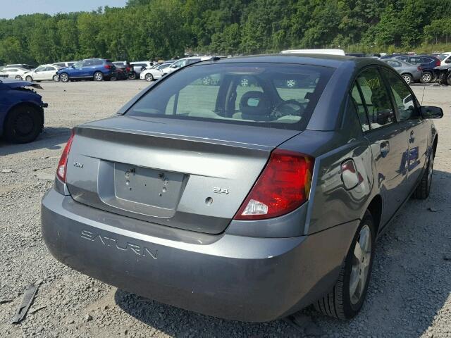 1G8AL55B16Z176573 - 2006 SATURN ION LEVEL GRAY photo 4