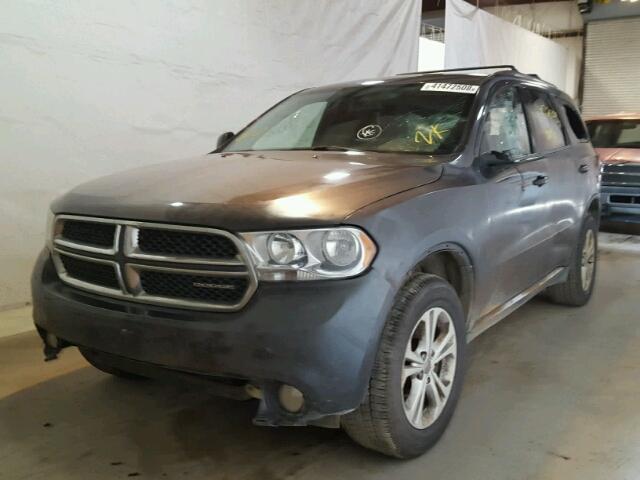 1D4RE4GG0BC650633 - 2011 DODGE DURANGO CR GRAY photo 2