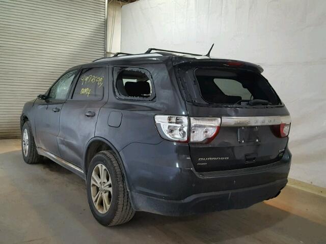 1D4RE4GG0BC650633 - 2011 DODGE DURANGO CR GRAY photo 9