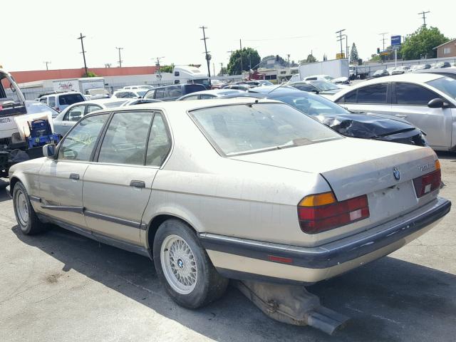 WBAGC8316J2766763 - 1988 BMW 750 IL TAN photo 3