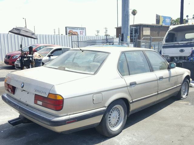 WBAGC8316J2766763 - 1988 BMW 750 IL TAN photo 4