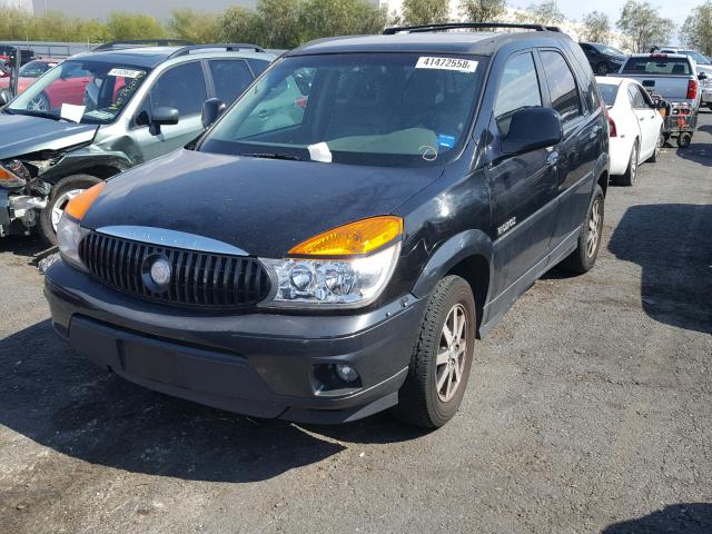 3G5DB03E22S598534 - 2002 BUICK RENDEZVOUS BLACK photo 2