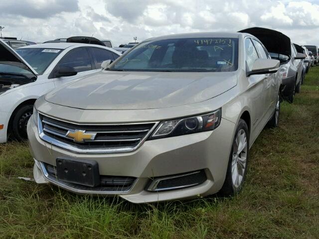 2G1125S30E9117568 - 2014 CHEVROLET IMPALA LT BEIGE photo 2