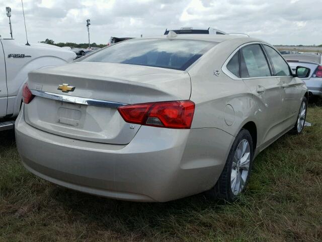 2G1125S30E9117568 - 2014 CHEVROLET IMPALA LT BEIGE photo 4