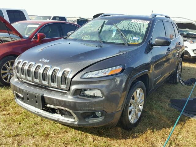 1C4PJLDB6FW643581 - 2015 JEEP CHEROKEE L BLACK photo 2