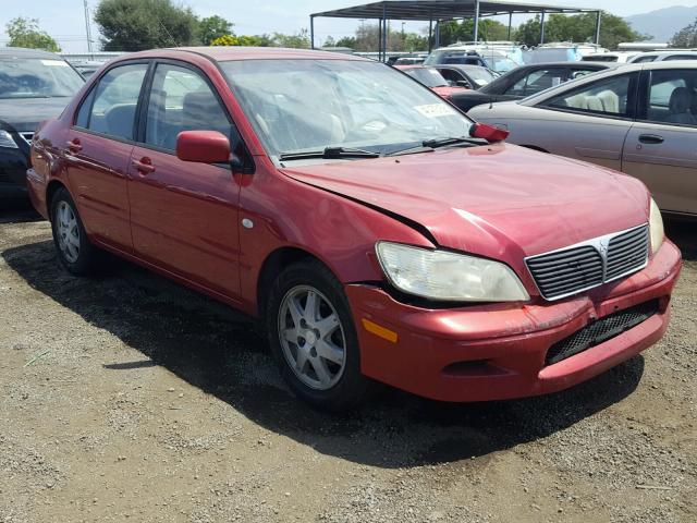 JA3AJ36E22U041925 - 2002 MITSUBISHI LANCER LS RED photo 1