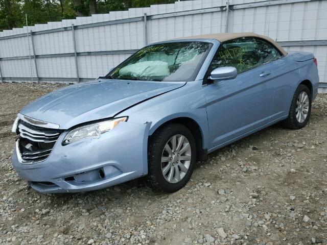 1C3BCBEB2CN218636 - 2012 CHRYSLER 200 TOURIN BLUE photo 2