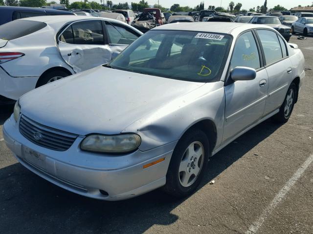 1G1NE52J72M540864 - 2002 CHEVROLET MALIBU LS ვერცხლისფერი ფოტო 2