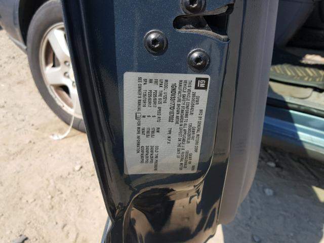 1GNDV33177D107002 - 2007 CHEVROLET UPLANDER L 蓝色 照片 10