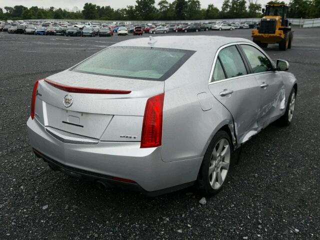 1G6AG5RX6D0159112 - 2013 CADILLAC ATS SILVER photo 4