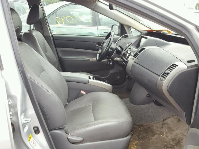 JTDKB20U367072036 - 2006 TOYOTA PRIUS SILVER photo 5
