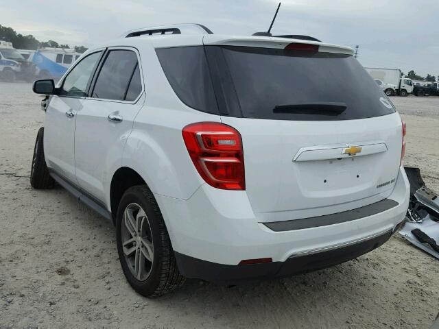 2GNALDEKXG6285487 - 2016 CHEVROLET EQUINOX LT WHITE photo 3