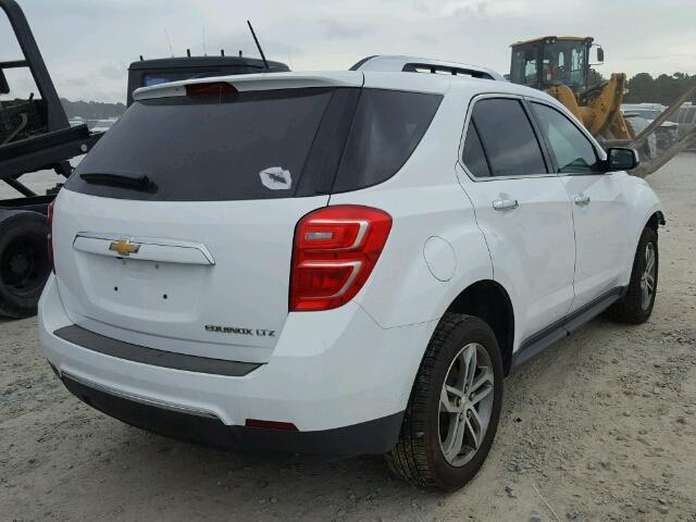 2GNALDEKXG6285487 - 2016 CHEVROLET EQUINOX LT WHITE photo 4