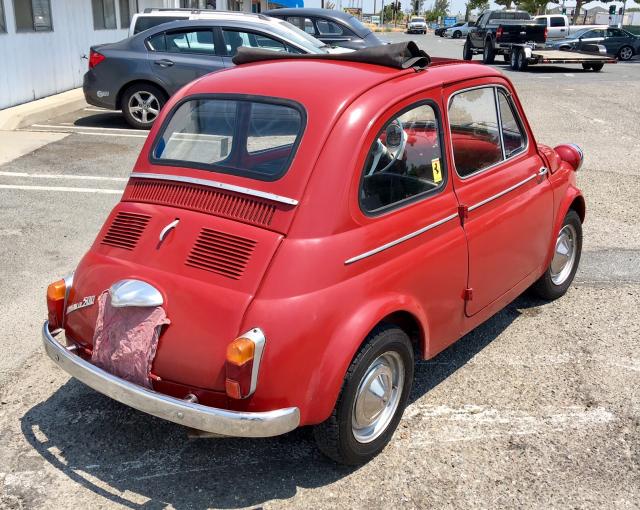 110160015 - 1961 FIAT 500 RED photo 4