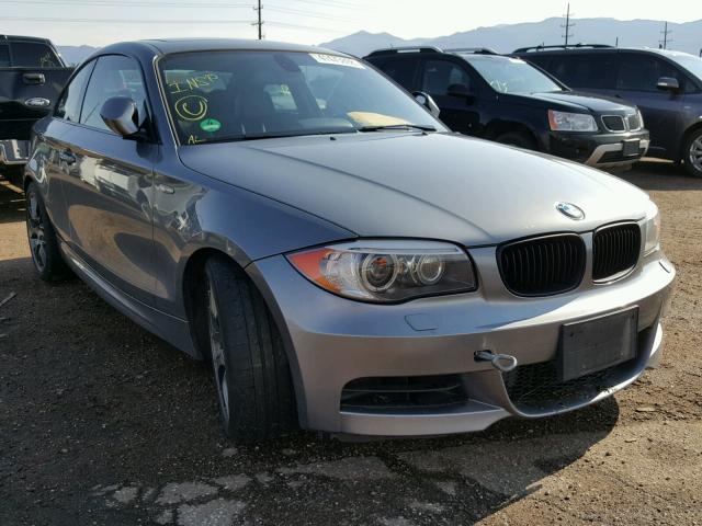 WBAUC9C55CVM12973 - 2012 BMW 135 I GRAY photo 1