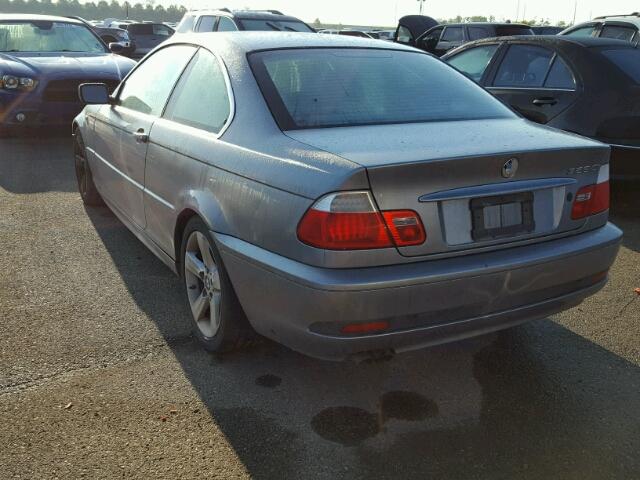 WBABD33475PL06153 - 2005 BMW 325 CI GRAY photo 3