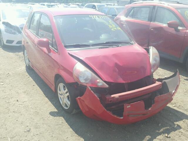 JHMGD37697S032277 - 2007 HONDA FIT S წითელი ფოტო 1
