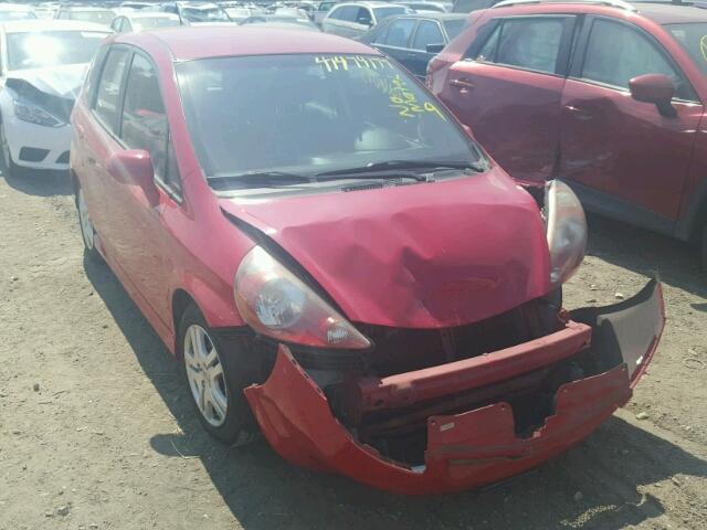 JHMGD37697S032277 - 2007 HONDA FIT S RED photo 9