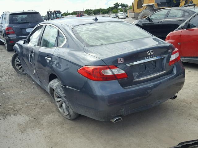 JN1BY1AR5CM396589 - 2012 INFINITI M37 X GRAY photo 3