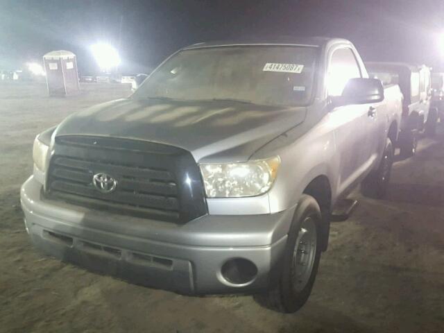 5TFJU52157X002369 - 2007 TOYOTA TUNDRA SILVER photo 2