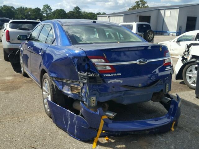 1FAHP2E83FG170450 - 2015 FORD TAURUS SEL BLUE photo 3