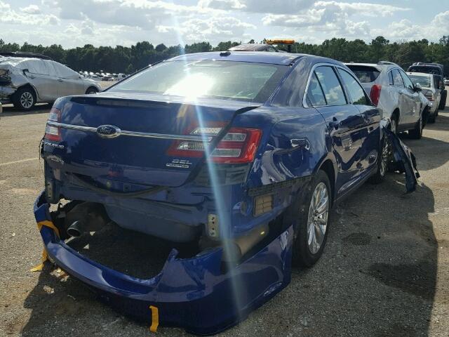 1FAHP2E83FG170450 - 2015 FORD TAURUS SEL BLUE photo 4