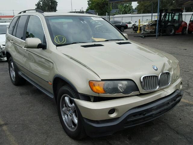 5UXFB33572LH31640 - 2002 BMW X5 4.4I GOLD photo 1