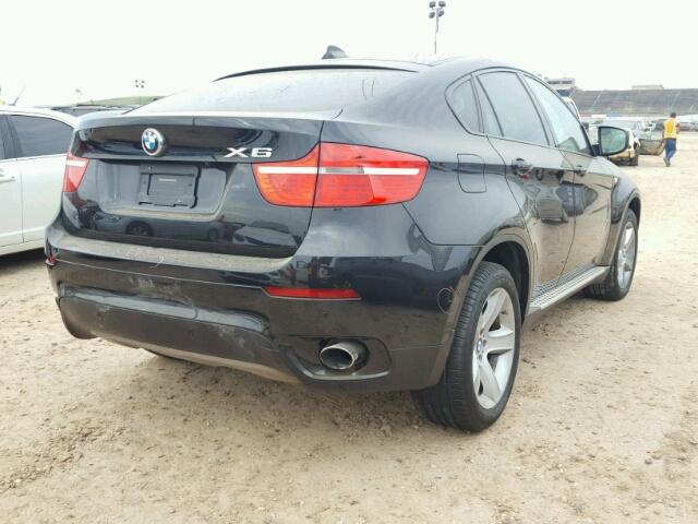 5UXFG2C55BLX05918 - 2011 BMW X6 BLACK photo 4