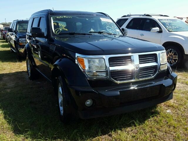 1D8GT28KX7W736282 - 2007 DODGE NITRO BLACK photo 1