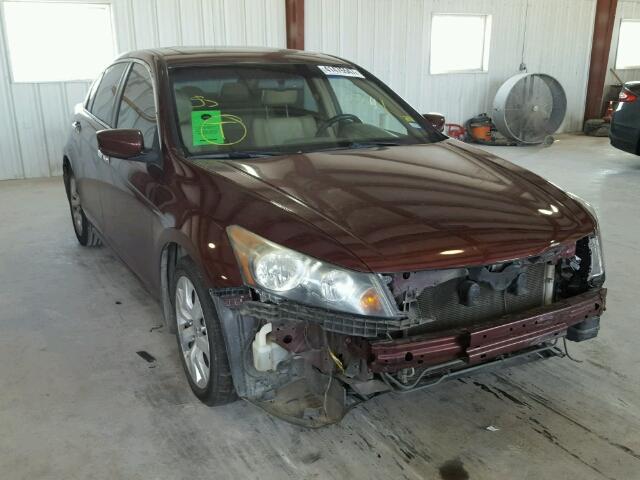 1HGCP36808A068104 - 2008 HONDA ACCORD EXL MAROON photo 1