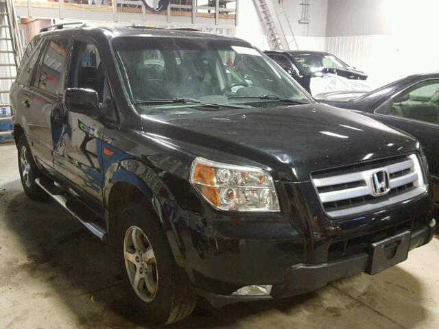 5FNYF18756B012941 - 2006 HONDA PILOT EX BLACK photo 1