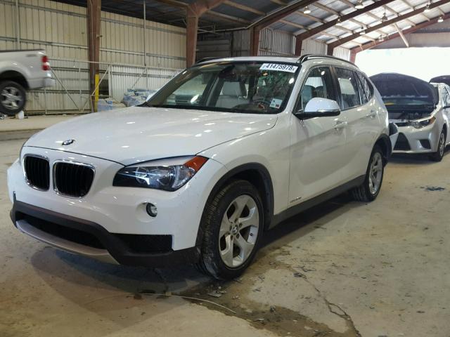 WBAVM1C51EVW52057 - 2014 BMW X1 SDRIVE2 WHITE photo 2