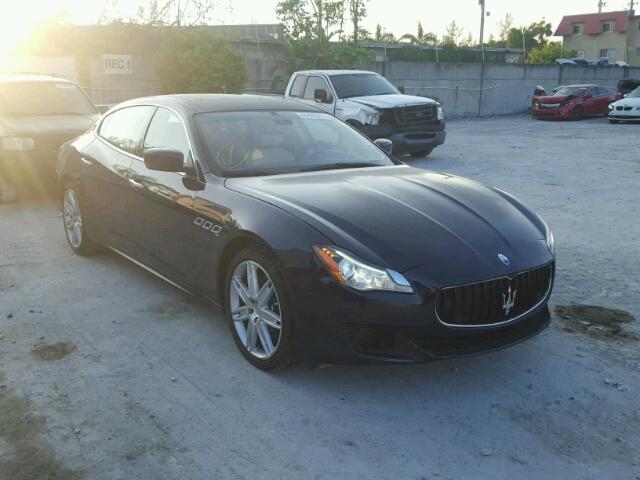 ZAM56RRA7E1078616 - 2014 MASERATI QUATTROPOR BLUE photo 1