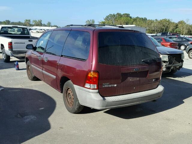 2FMDA5140YBC64614 - 2000 FORD WINDSTAR L BURGUNDY photo 3