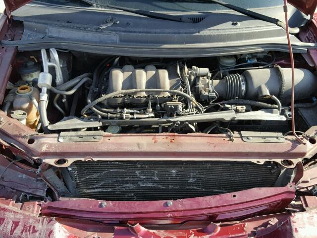 2FMDA5140YBC64614 - 2000 FORD WINDSTAR L BURGUNDY photo 7