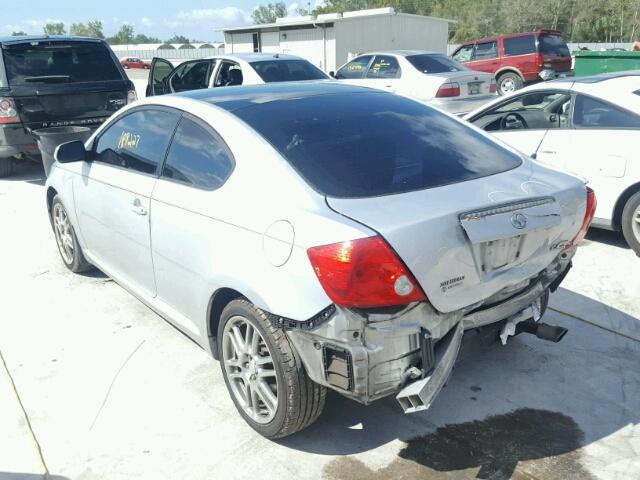 JTKDE177050014864 - 2005 TOYOTA SCION TC 银色 照片 3